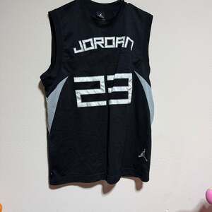 VTG AIR JORDAN 23 Jersey Mens Black White Embroidered Y2K Streetwear Fashion